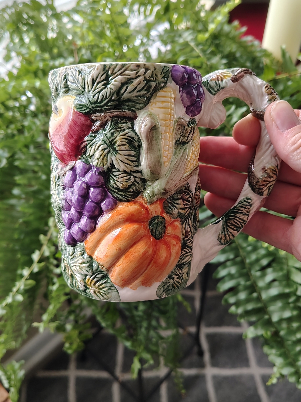 Vintage Fitz And Floyd 1993 Fall Mug